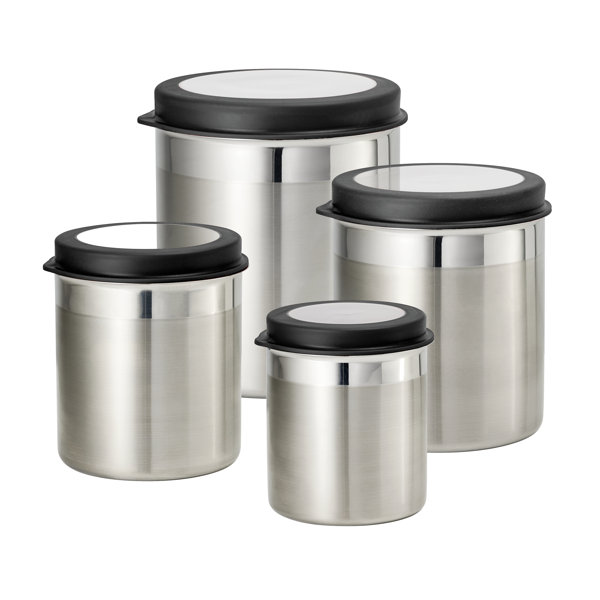 Tramontina 4 Piece Kitchen Canister Set & Reviews Wayfair